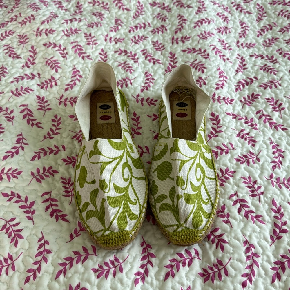 Rock flower paper Espadrilles euro 38